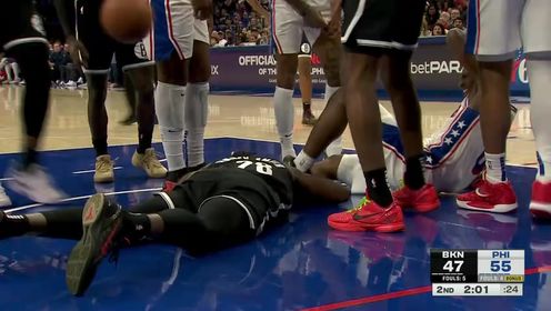 10月17日 NBA 76人vs篮网 视频录像集锦 精彩战报